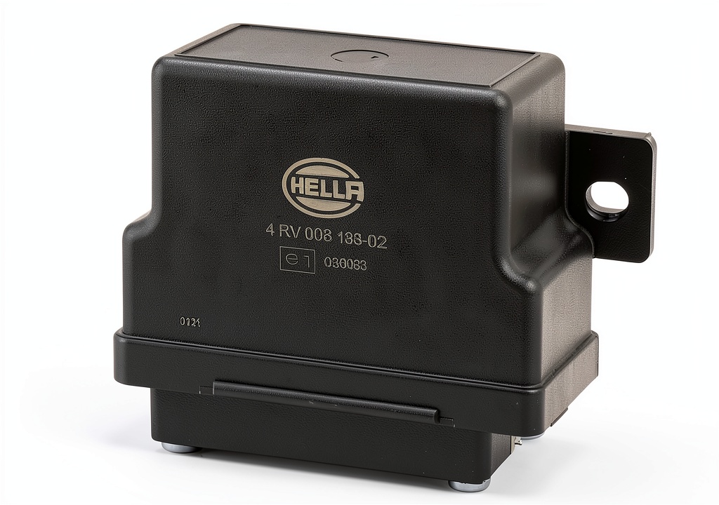 Installing Glow Plug Relay HELLA DIN Rail 12V Automatic on a wooden workbench