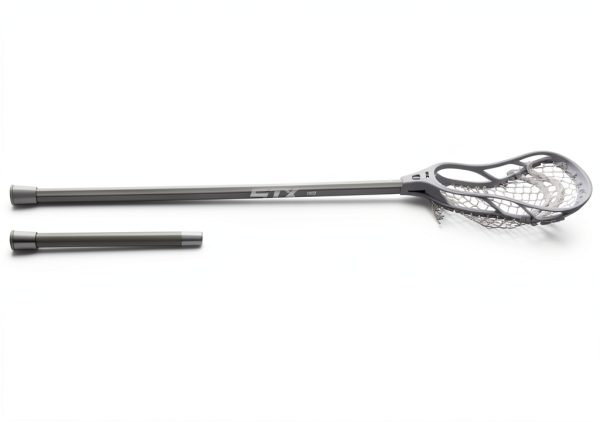 STX Lacrosse Stick A/M White Platinum Alloy-1