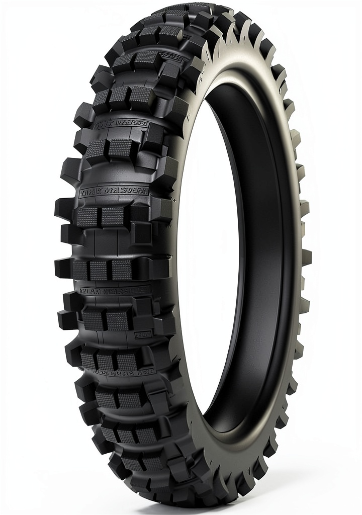 Kenda Trakmaster tire mounted on an off‑road motorcycle