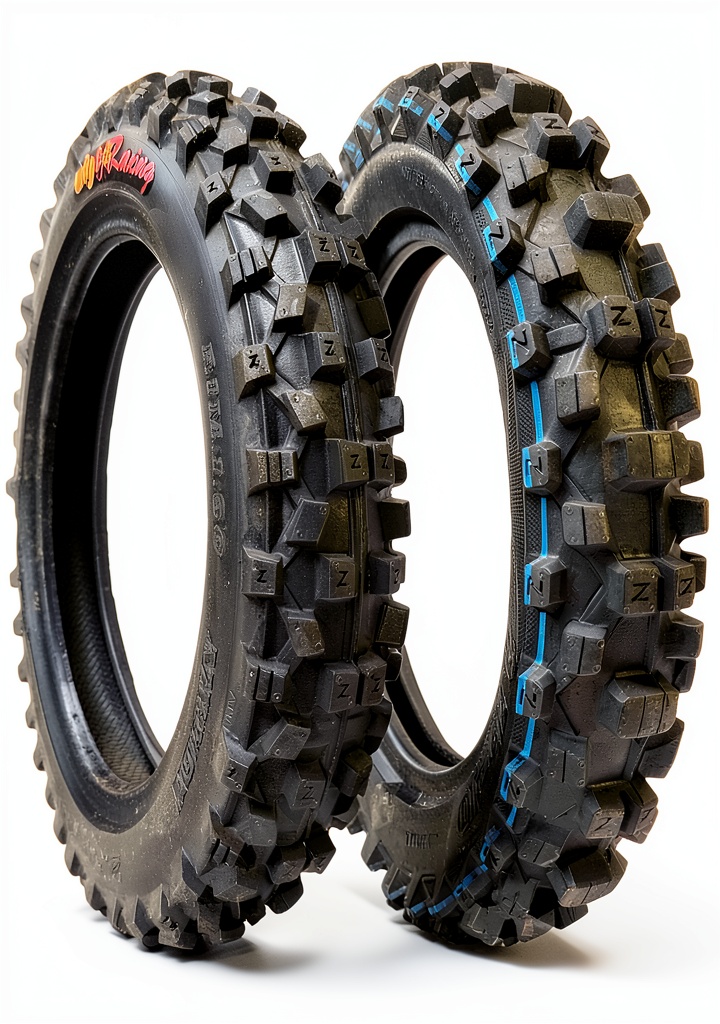 WIG Racing Z-Series tires mounted on a mini moto