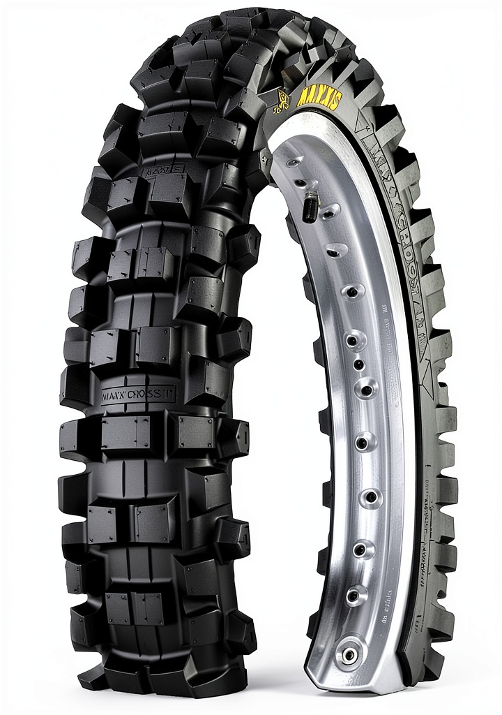 Maxxis Maxxcross IT Rear Tire on a motocross bike