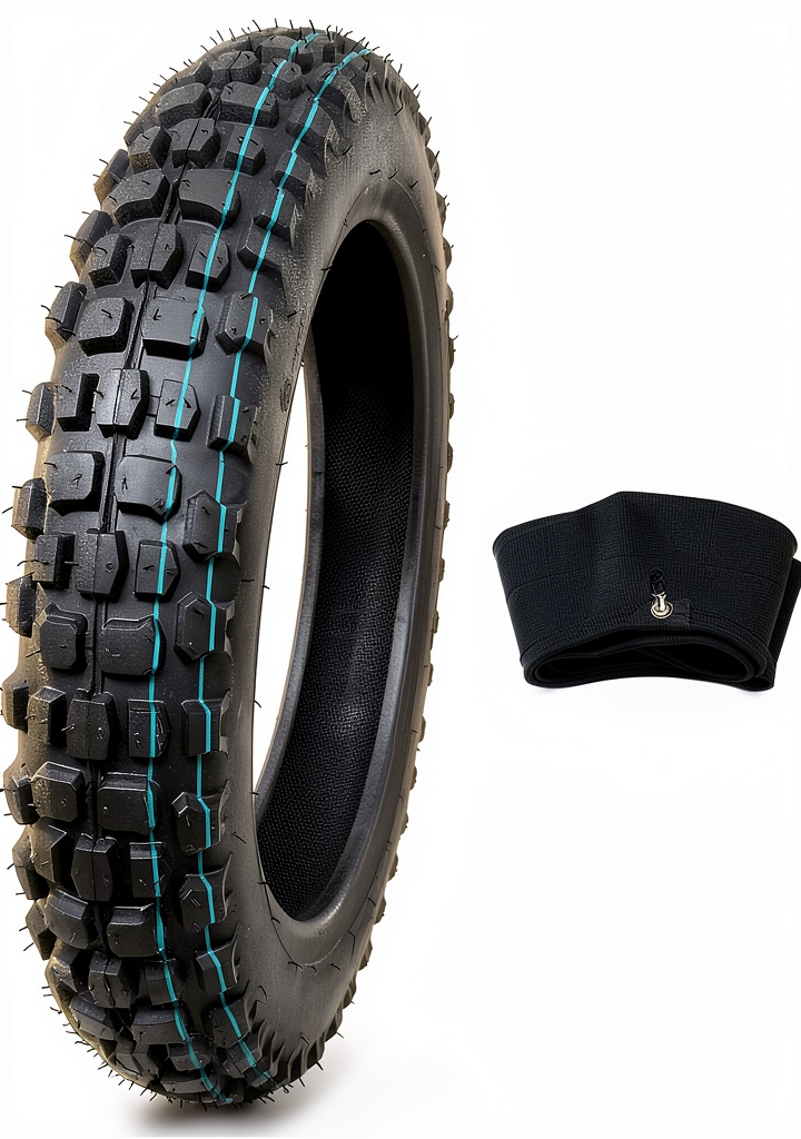 MMG 3.00-12 motocross tires on a dirt bike
