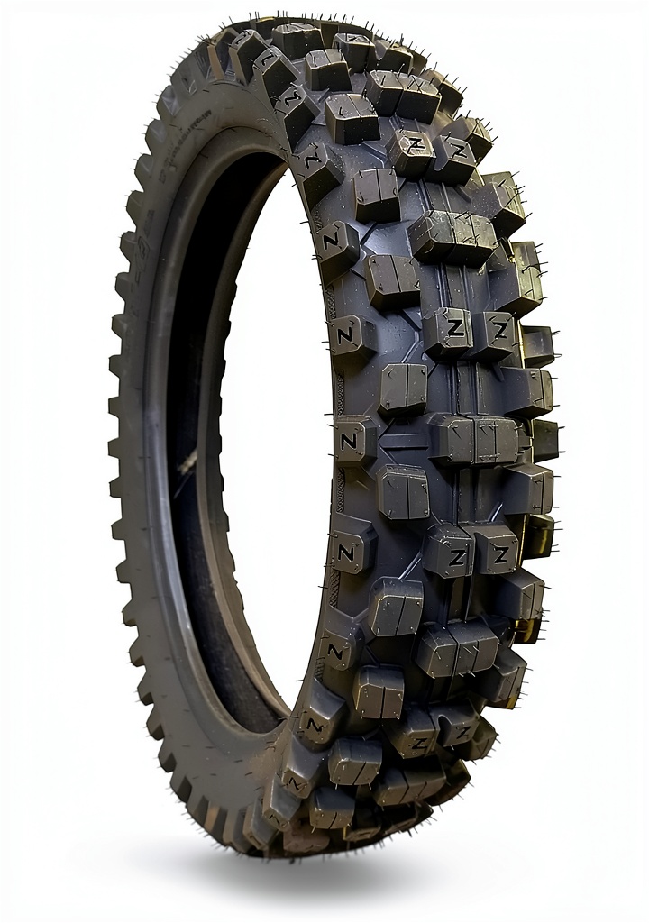 WIG Racing Motocross Tire on a muddy trail