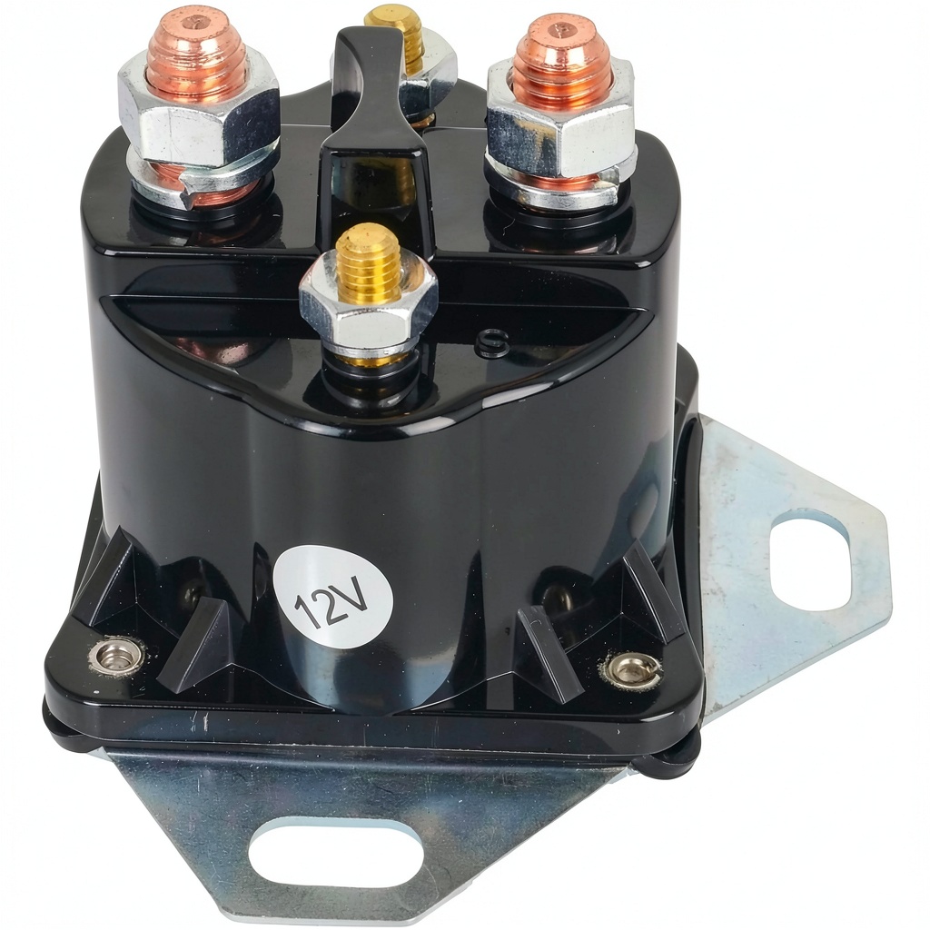 XYZIL glow plug relay installed in a Ford Super Duty engine compartment