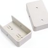 Vinyl Fence Brackets 2in x 3.5in Wall Mount Kit by Aiwaiufu 4 Pack-3