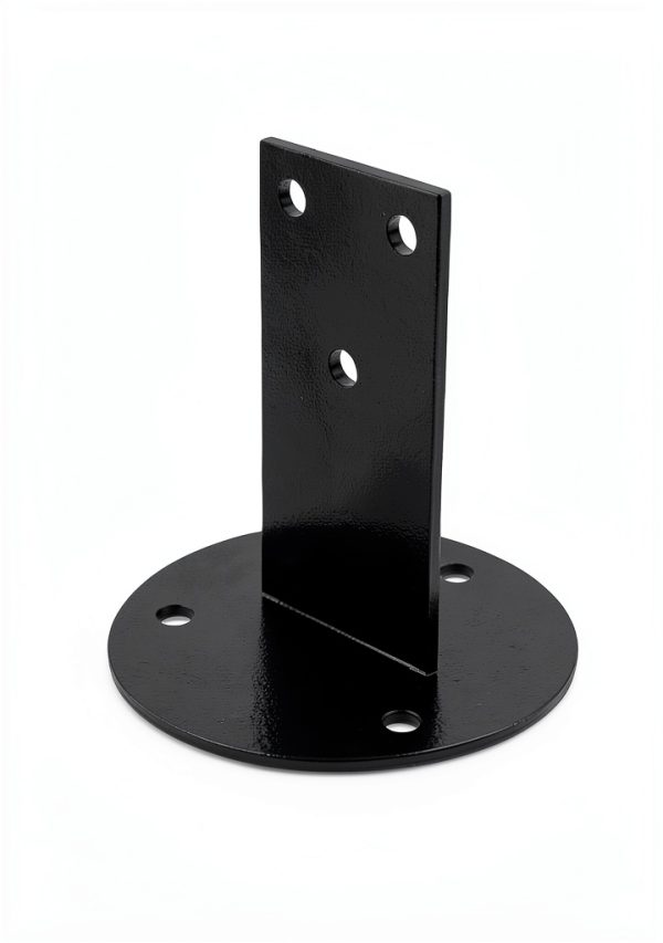 Black Handrail Bracket 2pcs Stainless Steel Brackets by JuneFanwei-1