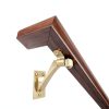 Franklin Brass Classic Edge 3 in. (76 mm) Handrail Bracket in Modern Gold (4-Pack), B47253D-117-C-1