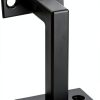 3 x 304 Stainless Adjustable Handrail Brackets 3TO Mount Black 3 Pack-3