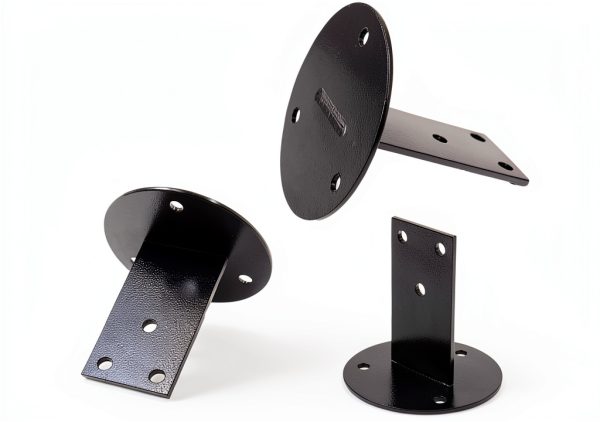 Black Handrail Bracket 2pcs Stainless Steel Brackets by JuneFanwei-4