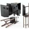 4x4 Heavy Duty U Shaped Fence Post Bracket Dark Gray 8‑Pack Aecxm-3