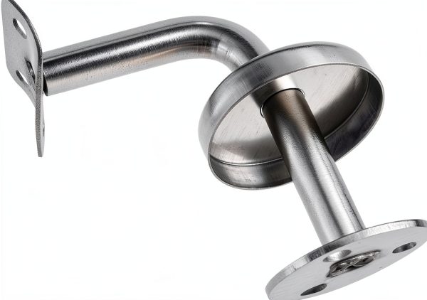 Stair Handrail Bracket SOUJAP 6 Pack Curved Stainless Steel 80x60mm-5