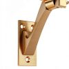 Franklin Brass Classic Edge 3 in. (76 mm) Handrail Bracket in Modern Gold (4-Pack), B47253D-117-C-2