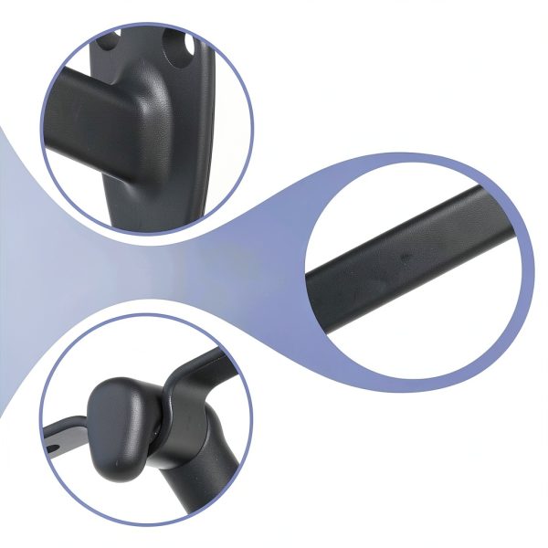 Handrail Bracket HOME MASTER HARDWARE Heavy Duty Matte Black 3 Pack-3