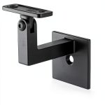 Handrail Bracket 3TO 5-Pack Adjustable L‑Shape Steel Matte Black-0