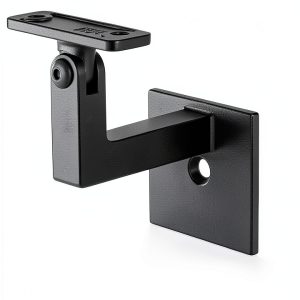 Handrail Bracket 3TO 5-Pack Adjustable L‑Shape Steel Matte Black-0