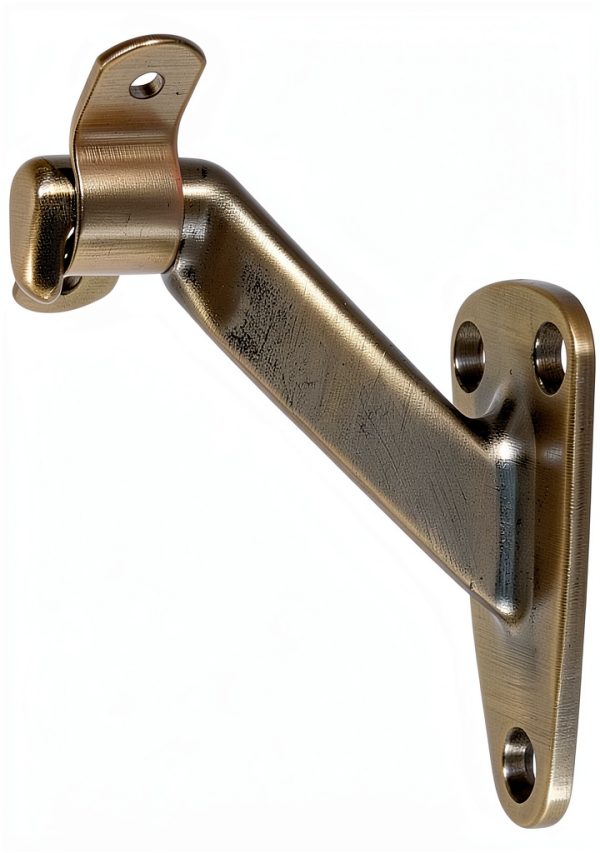 Handrail Bracket Hillman Heavy Duty Antique Brass Bracket 852873-0