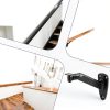 Handrail Bracket HOME MASTER HARDWARE Heavy Duty Matte Black 3 Pack-6