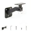 Adjustable Handrail Brackets 4 Pack Gyykzz T304 Stainless Black Swivel-4