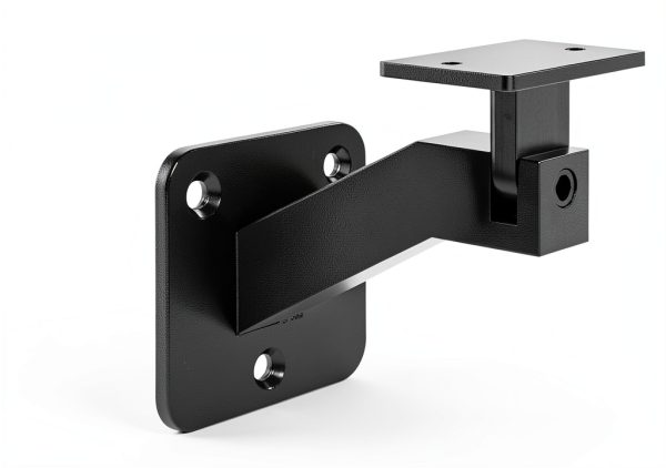 Adjustable Handrail Brackets 4 Pack Gyykzz T304 Stainless Black Swivel-2