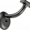 khtumeware 6 Pack Matte Black Hand Rail Bracket Heavy Duty Hardware for Stairways, Home or Office Stair Support Handrail Brackets-0