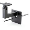 Handrail Bracket 3TO 5-Pack Adjustable L‑Shape Steel Matte Black-3